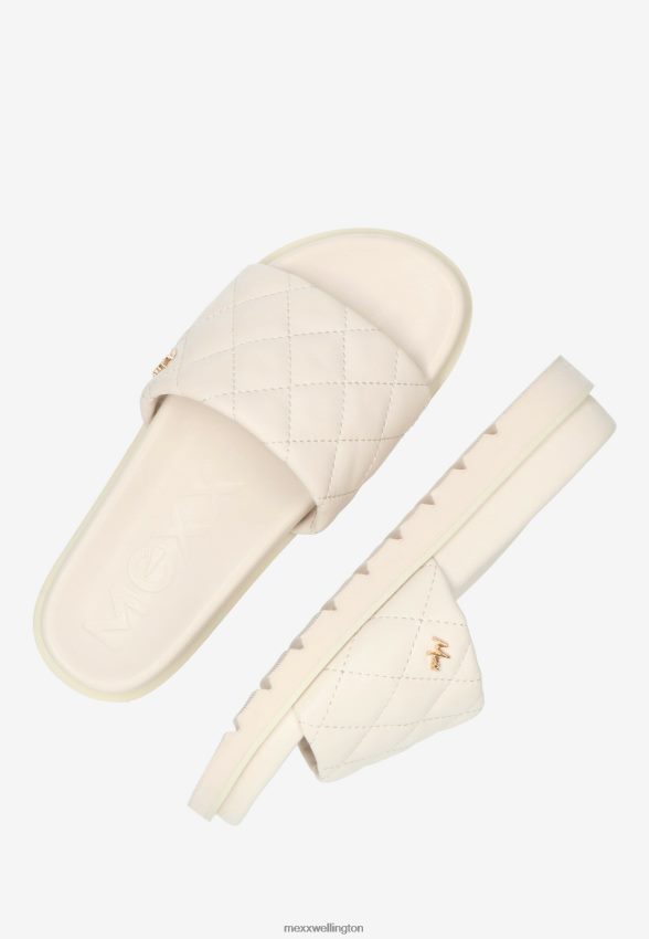Women Mexx White Slipper Jael Off 2B480T382