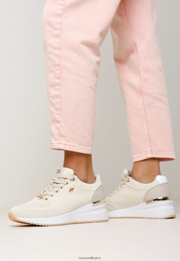 Women Mexx Beige Sneaker Glass Sand 2B480T317
