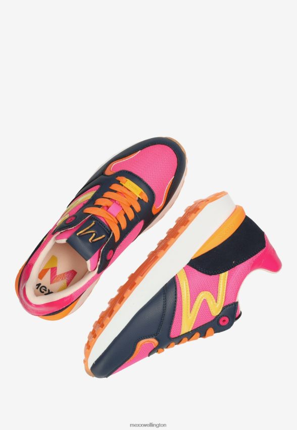 Women Mexx Blue Sneaker Juju Navy/Pink 2B480T307