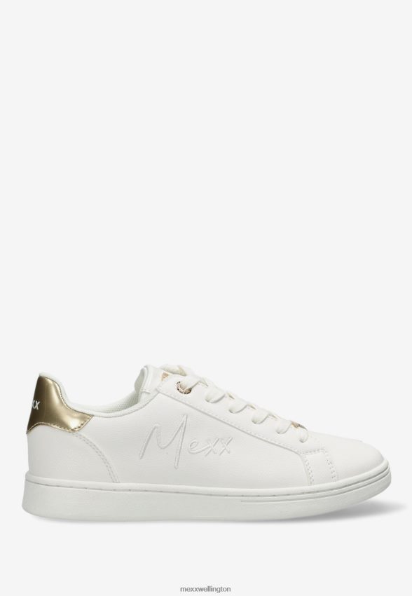 Women Mexx Gold Sneaker Glib White 2B480T354