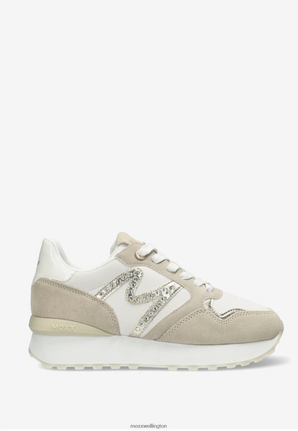 Women Mexx Gold Sneaker Juju Spark Off White/Sand 2B480T232