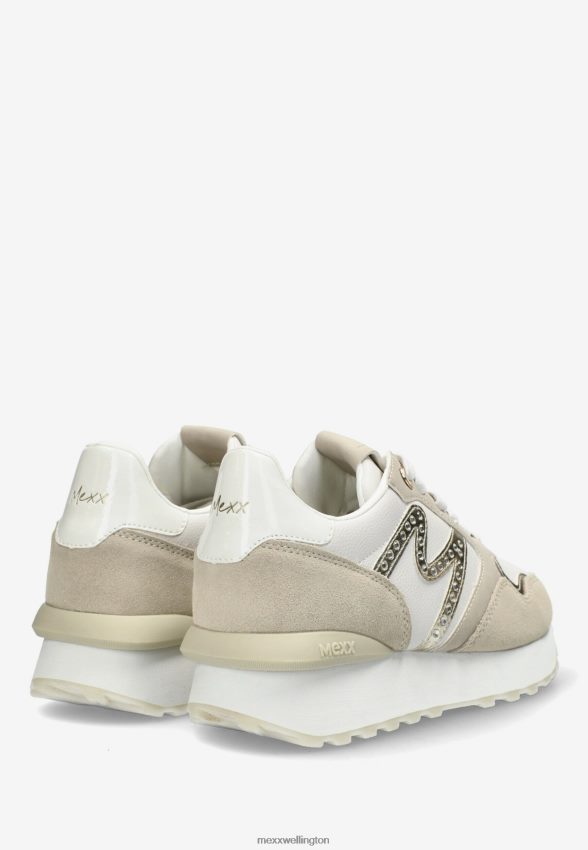 Women Mexx Gold Sneaker Juju Spark Off White/Sand 2B480T232