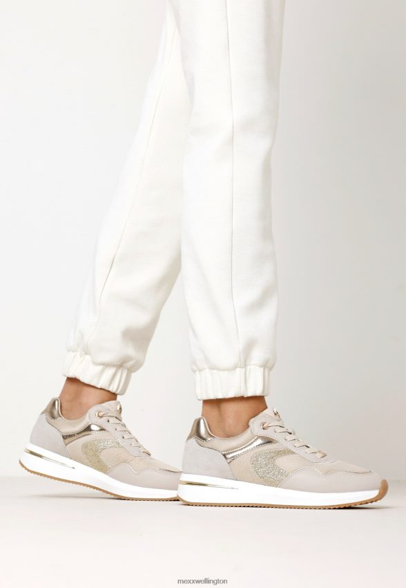 Women Mexx Gold Sneaker Lavana Sand 2B480T337
