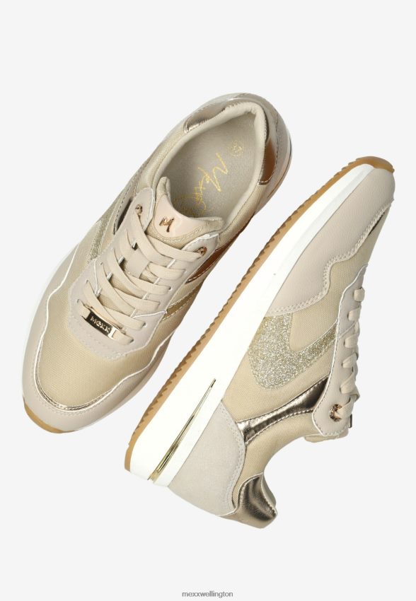 Women Mexx Gold Sneaker Lavana Sand 2B480T337