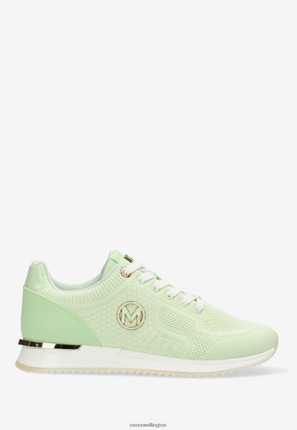 Women Mexx Green Sneaker Gitte Glitter Mint 2B480T244