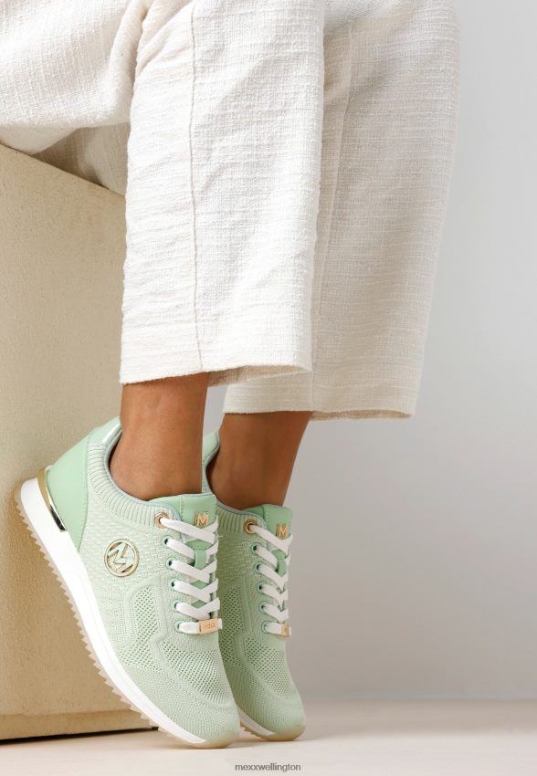 Women Mexx Green Sneaker Gitte Glitter Mint 2B480T244