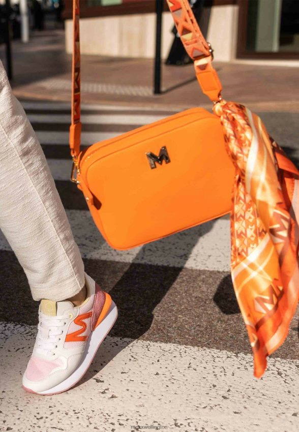 Women Mexx Orange Sneaker Juju White/Pink 2B480T231