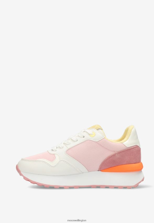 Women Mexx Orange Sneaker Juju White/Pink 2B480T231