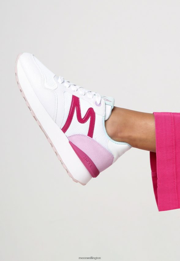 Women Mexx Pink Sneaker Juju White 2B480T235