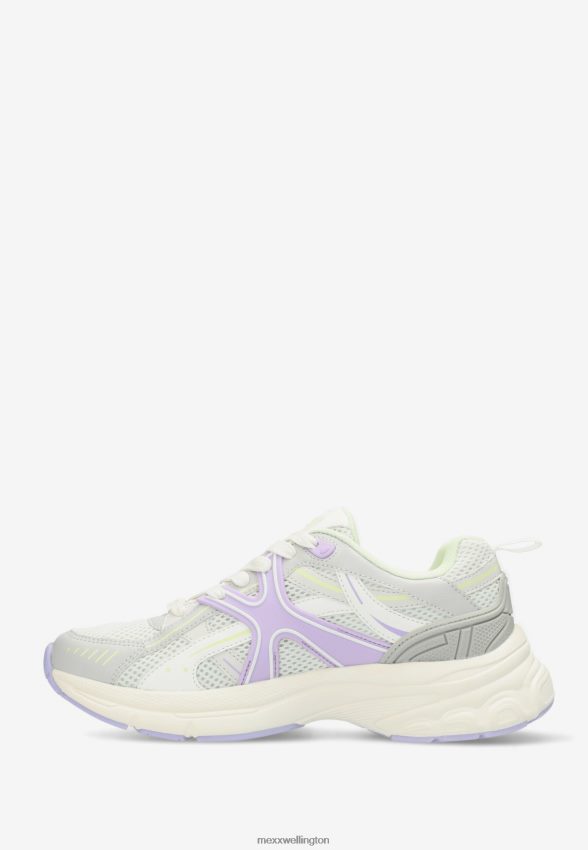 Women Mexx Purple Sneaker Lilo White/Green 2B480T283