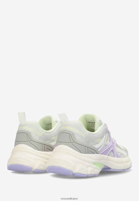 Women Mexx Purple Sneaker Lilo White/Green 2B480T283