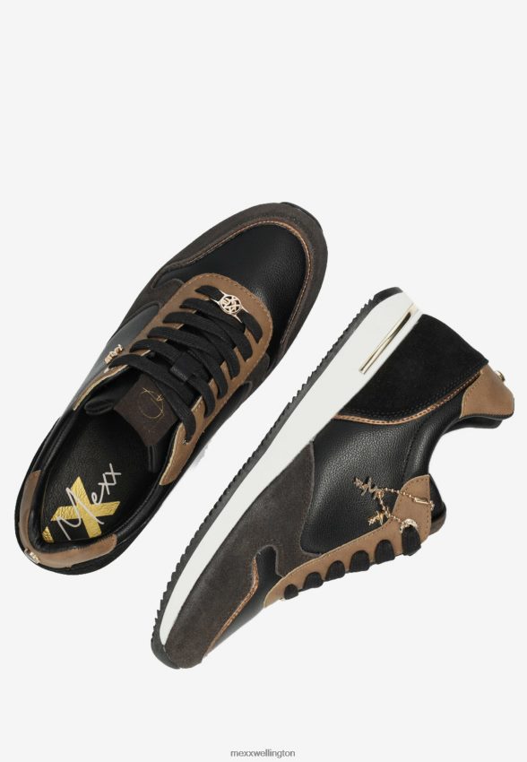 Women Mexx Schwarz Sneaker Eke Black/Brown 2B480T304