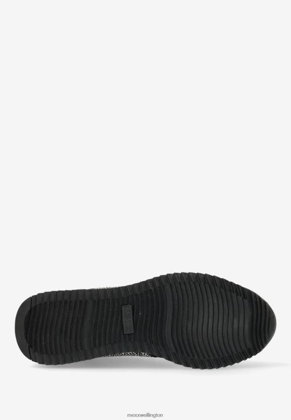 Women Mexx Schwarz Sneaker Fleur Black 2B480T359