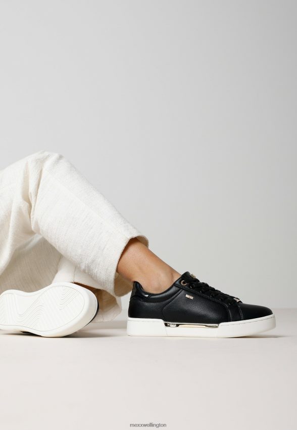 Women Mexx Schwarz Sneaker Helexx Black/Gold 2B480T328