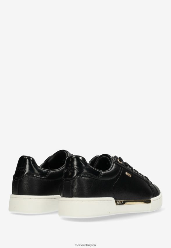 Women Mexx Schwarz Sneaker Helexx Black/Gold 2B480T328