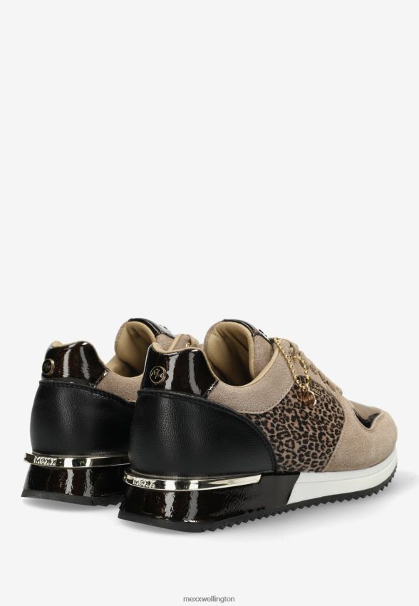 Women Mexx Taupe Sneaker Fleur 2B480T360