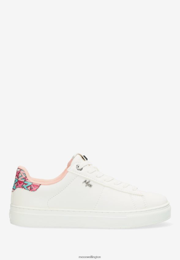 Women Mexx White Sneaker Crista/Pink 2B480T227