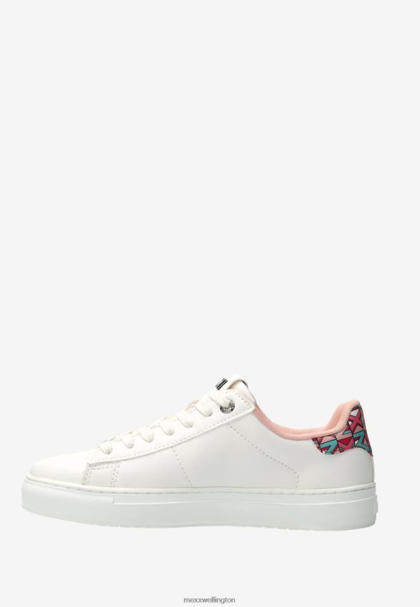 Women Mexx White Sneaker Crista/Pink 2B480T227