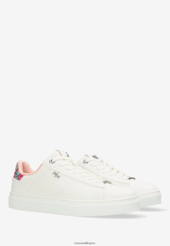 Women Mexx White Sneaker Crista/Pink 2B480T227