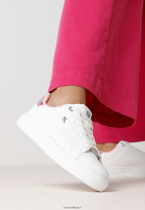Women Mexx White Sneaker Crista/Pink 2B480T227