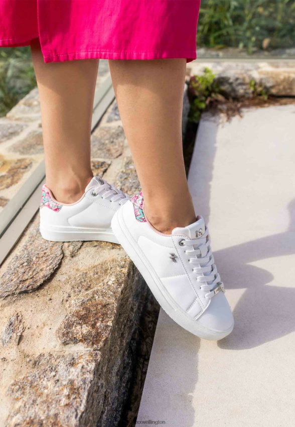 Women Mexx White Sneaker Crista/Pink 2B480T227