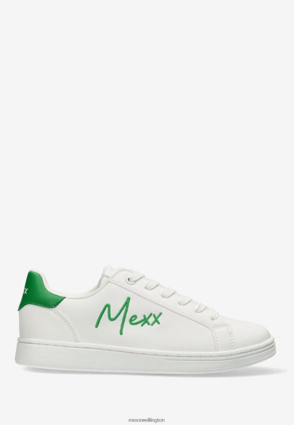 Women Mexx White Sneaker Glib/Green 2B480T289