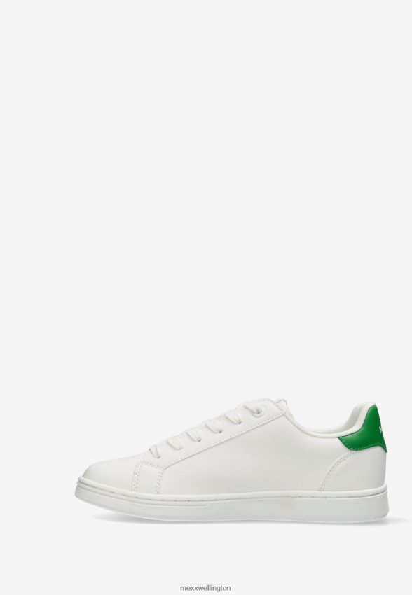 Women Mexx White Sneaker Glib/Green 2B480T289