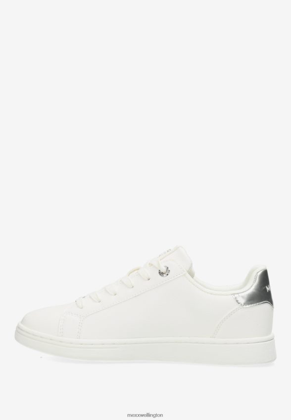 Women Mexx White Sneaker Glib/Silver 2B480T305