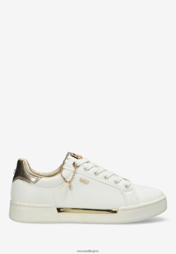 Women Mexx White Sneaker Helexx/Gold 2B480T338