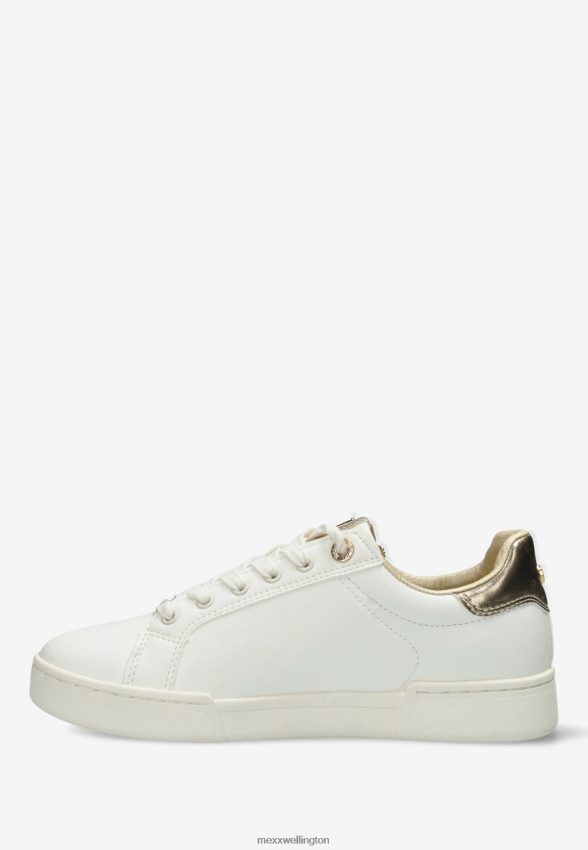 Women Mexx White Sneaker Helexx/Gold 2B480T338