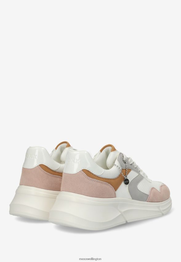 Women Mexx White Sneaker Jilou/Pink 2B480T276