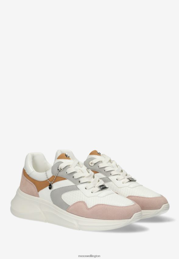 Women Mexx White Sneaker Jilou/Pink 2B480T276