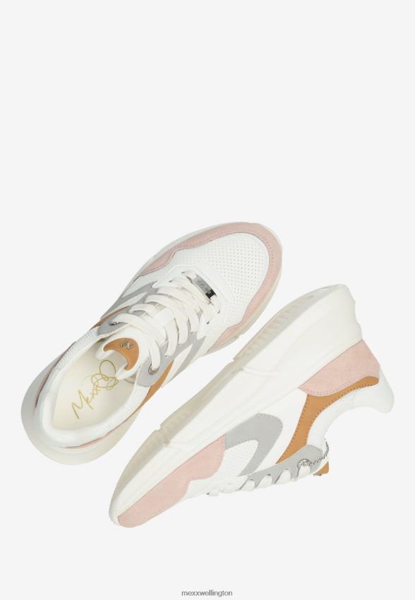 Women Mexx White Sneaker Jilou/Pink 2B480T276