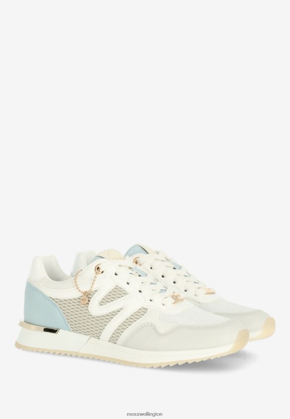 Women Mexx White Sneaker Kate/Blue 2B480T308