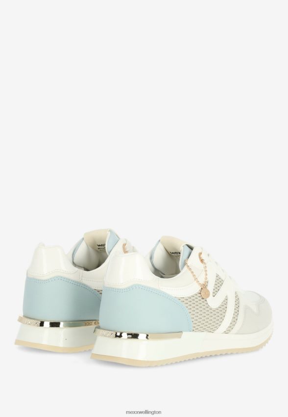 Women Mexx White Sneaker Kate/Blue 2B480T308