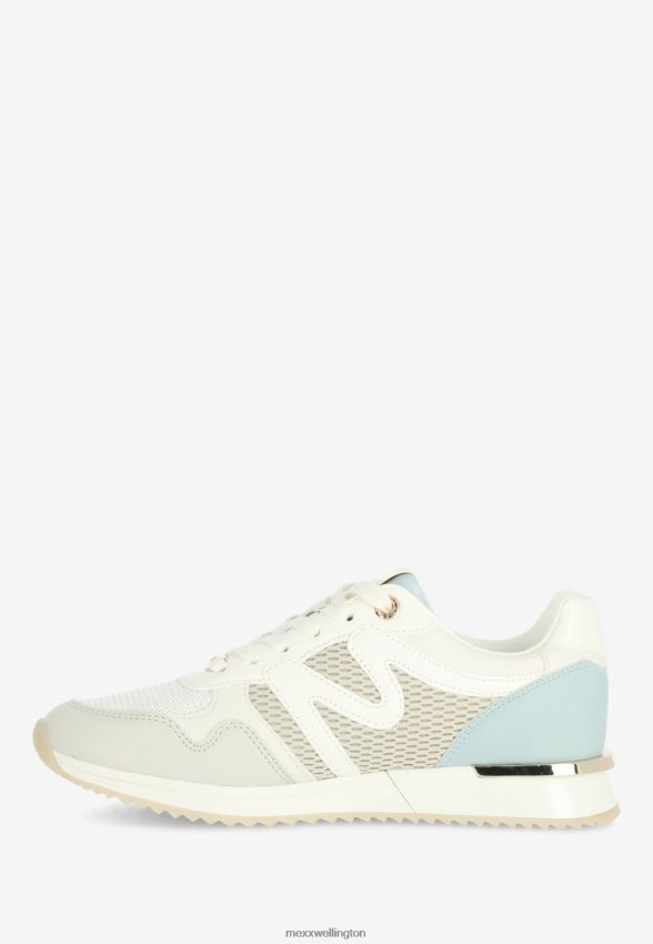 Women Mexx White Sneaker Kate/Blue 2B480T308