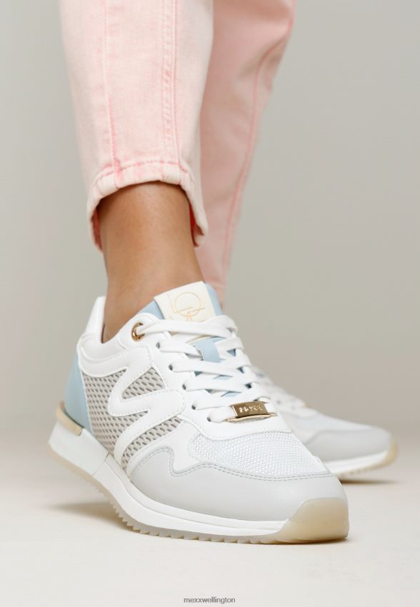 Women Mexx White Sneaker Kate/Blue 2B480T308