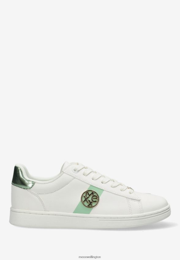 Women Mexx White Sneaker Lanieke/Green 2B480T322