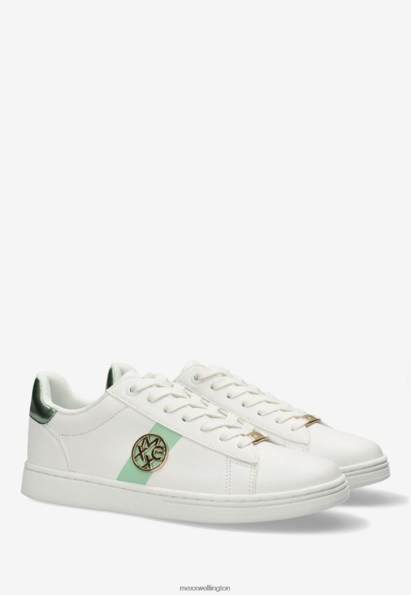 Women Mexx White Sneaker Lanieke/Green 2B480T322