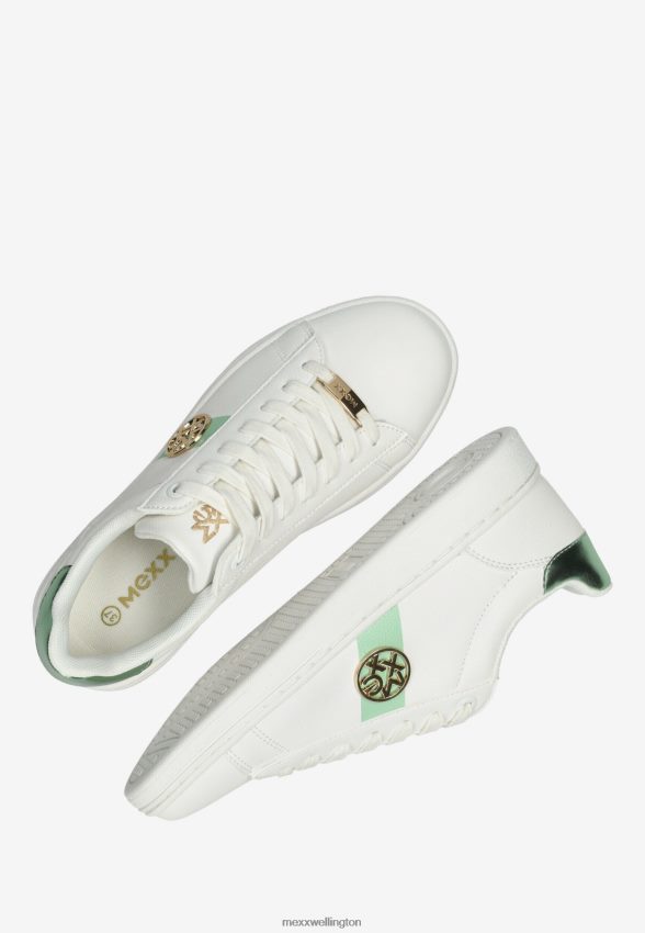 Women Mexx White Sneaker Lanieke/Green 2B480T322