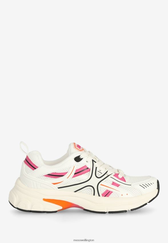 Women Mexx White Sneaker Lilo/Pink 2B480T275