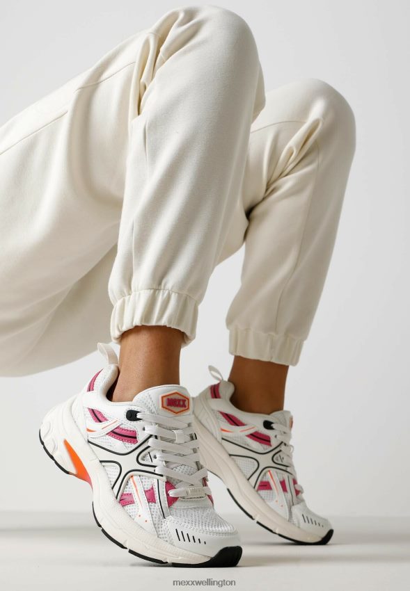 Women Mexx White Sneaker Lilo/Pink 2B480T275