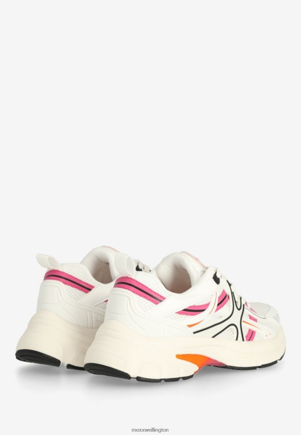 Women Mexx White Sneaker Lilo/Pink 2B480T275