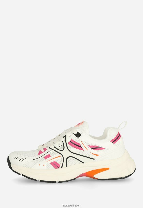 Women Mexx White Sneaker Lilo/Pink 2B480T275