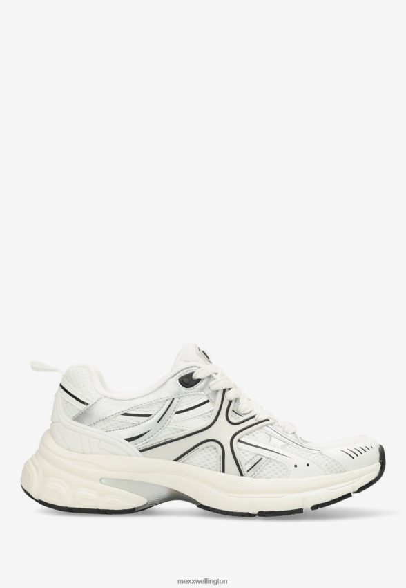 Women Mexx White Sneaker Lilo/Silver 2B480T274
