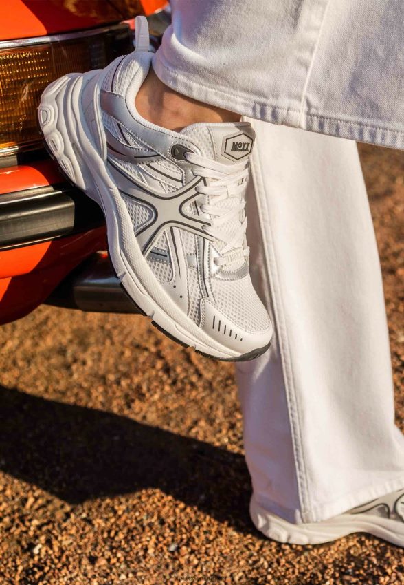 Women Mexx White Sneaker Lilo/Silver 2B480T274