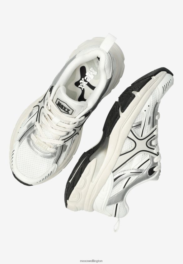 Women Mexx White Sneaker Lilo/Silver 2B480T274
