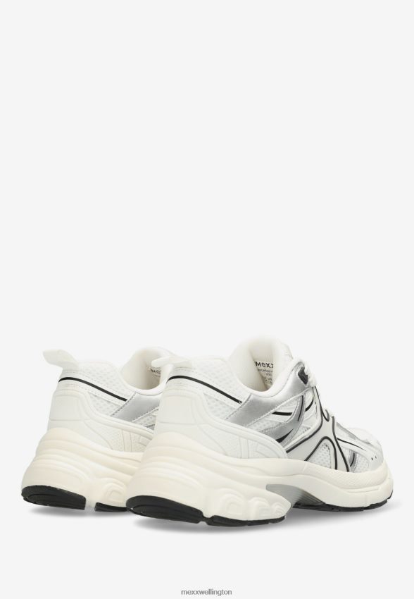 Women Mexx White Sneaker Lilo/Silver 2B480T274
